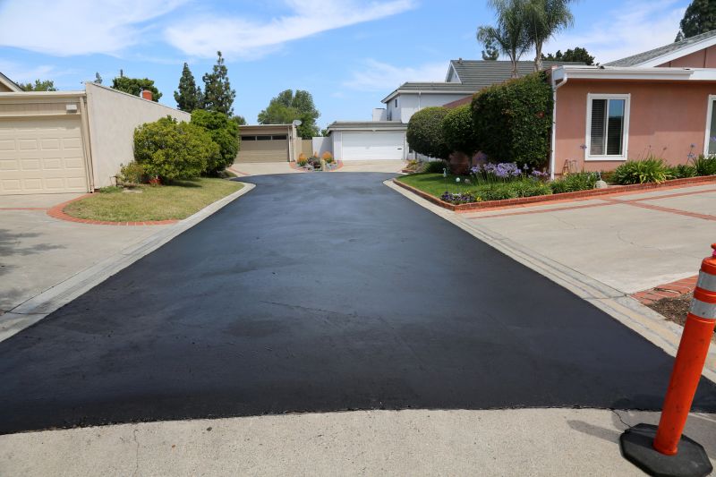 Asphalt Driveway Close-Up